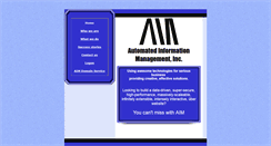 Desktop Screenshot of aimwebdesign.com
